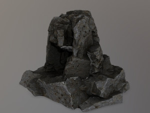 skull cave 3D 모델