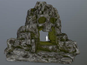 skull cave 3D-Modell