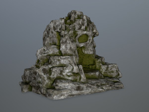 skull cave 3D 模型