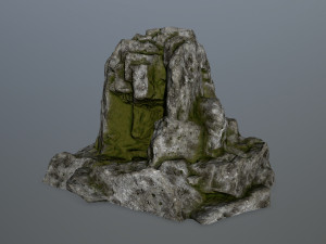 skull cave 3D 模型
