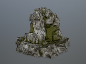 skull cave 3D 模型