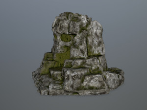 skull cave 3D 模型