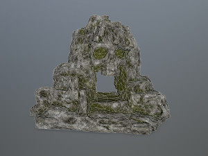 skull cave 3D 模型