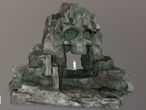 skull cave 3D Model