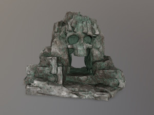skull cave 3D Model