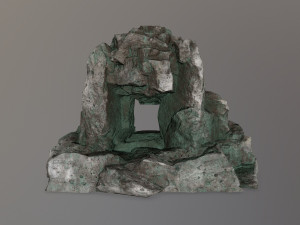 skull cave 3D Model