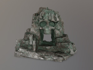 skull cave 3D Model