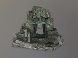skull cave 3D Model