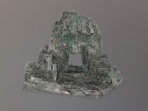 skull cave 3D Model