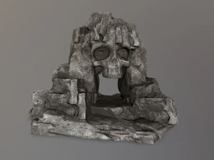 skull cave 3D Model