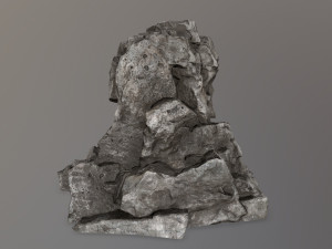 skull cave Model 3D