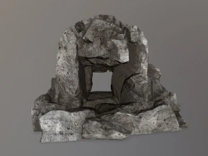 skull cave 3D Model