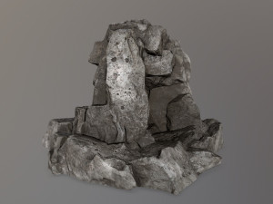 skull cave Model 3D