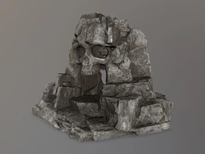 skull cave 3D Model