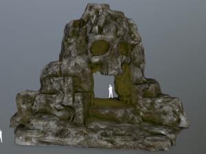 skull cave 3D Model