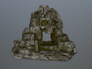 skull cave 3D मॉडल