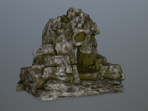 skull cave 3D मॉडल