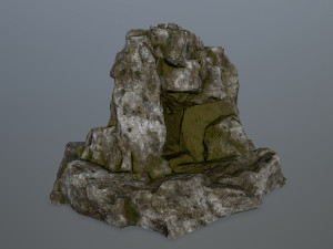 skull cave 3D मॉडल