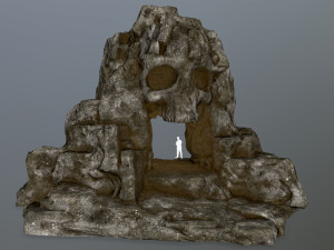 skull cave 3D Model