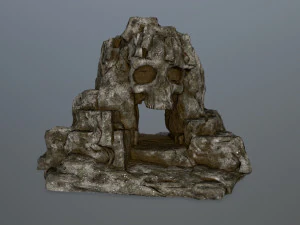 skull cave 3D Model