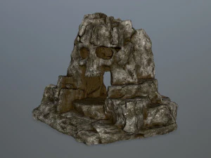 skull cave 3D Model