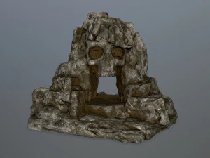 skull cave 3D Model