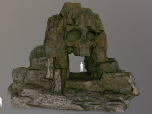skull cave 3D Model