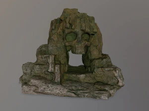 skull cave 3D Model