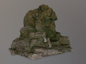skull cave 3D 모델