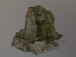 skull cave 3D 모델