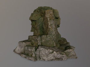 skull cave 3D 모델