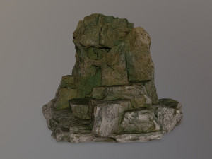 skull cave 3D 모델