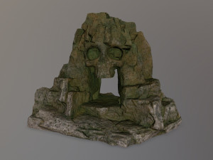 skull cave 3D 모델