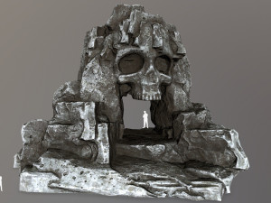 skull cave 3D मॉडल