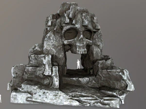 grotta del teschio Modello 3D