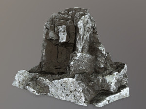 skull cave 3D 모델