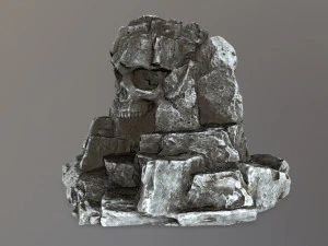 grotta del teschio Modello 3D