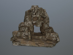 skull cave 3D Модель