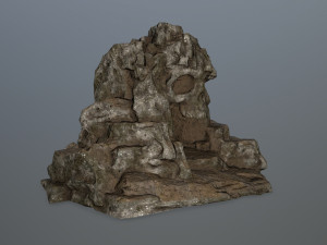 skull cave 3D Модель
