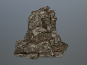 skull cave 3D Модель