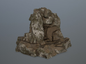 skull cave 3D Модель