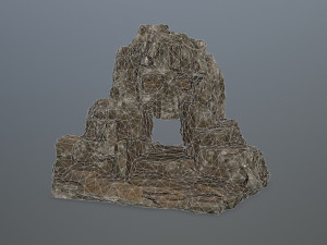 skull cave 3D Модель