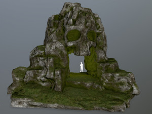 skull cave 3D मॉडल