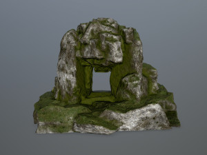 skull cave 3D Model