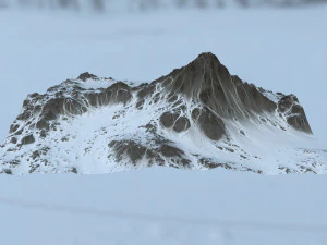 снігова гора 3D Модель