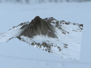 snow mountain 3D Model