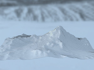 snow mountain 3D Model