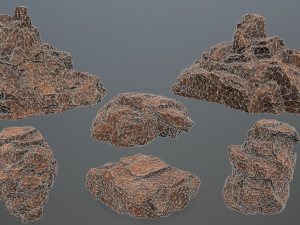 rocks Modèle 3D