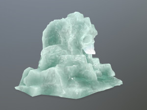 ice skull cave 3D Model