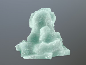 ice skull cave 3D Model